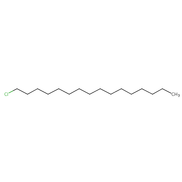Structural image of 1-Chlorohexadecane