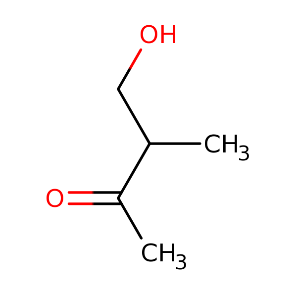 Structural image of 4-Hydroxy-3-methylbutan-2-one