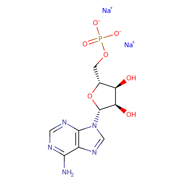 Structural image of Adenosine phosphate disodium