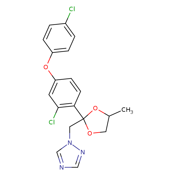 Structural image of Difenoconazole