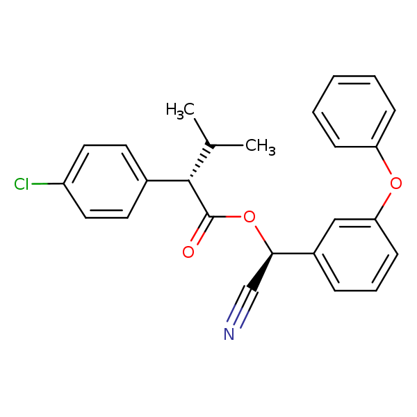 Structural image of Es-fenvalerate