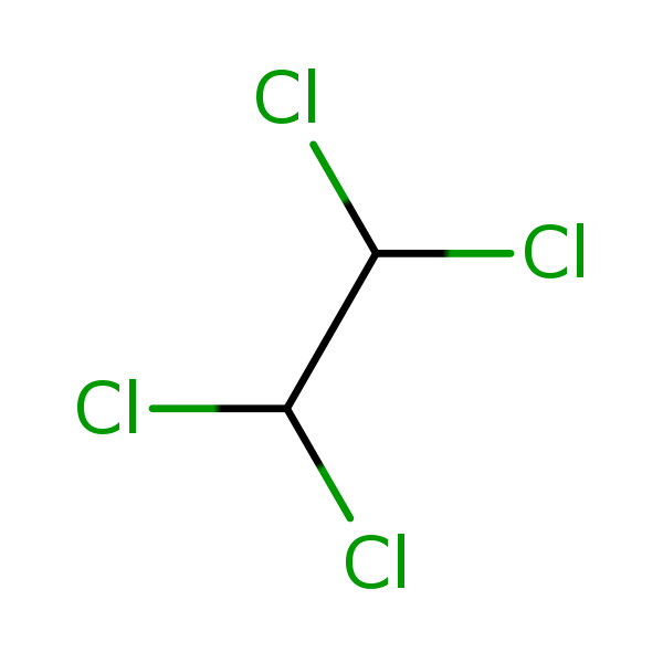 Structural image of 1,1,2,2-Tetrachloroethane