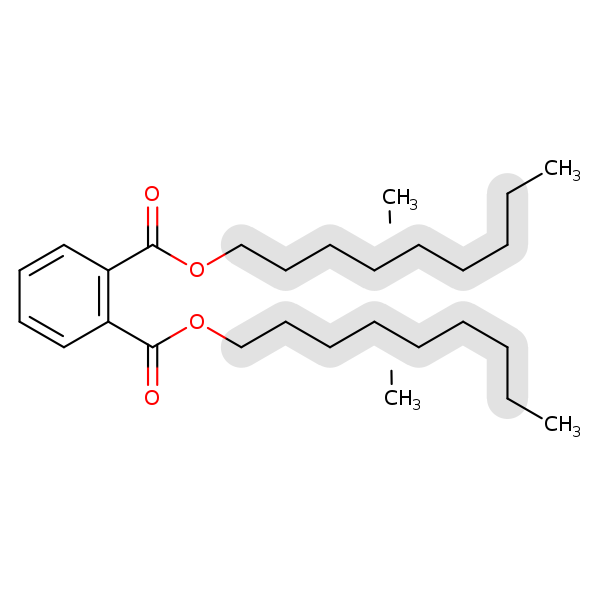 Structural image of Diisodecyl phthalate