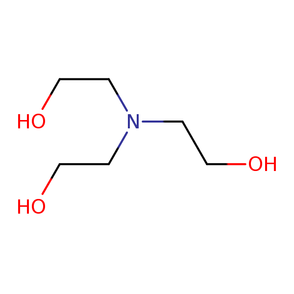 Structural image of Triethanolamine
