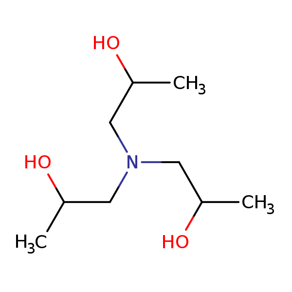 Structural image of Triisopropanolamine