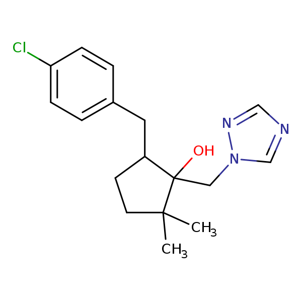 Structural image of Metconazole