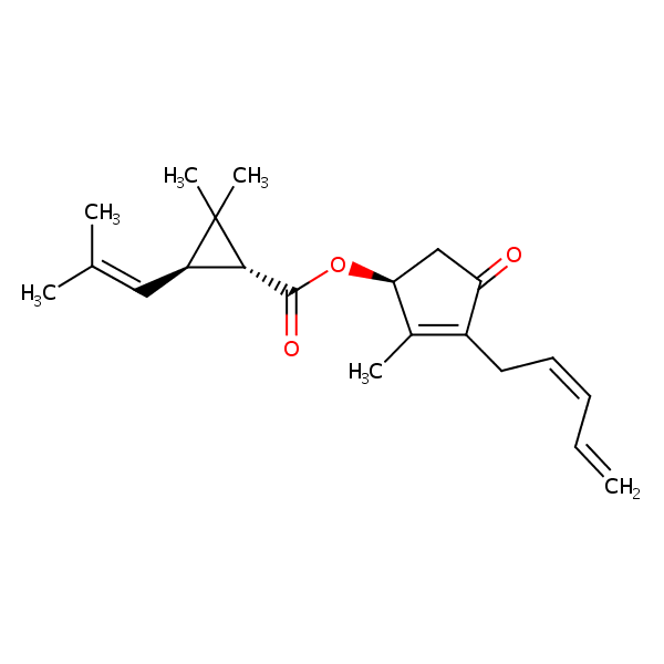 Structural image of Pyrethrin I
