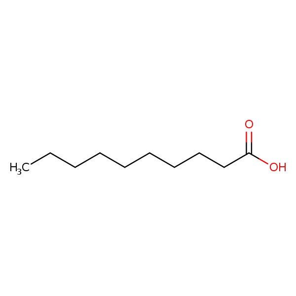 Structural image of Decanoic acid