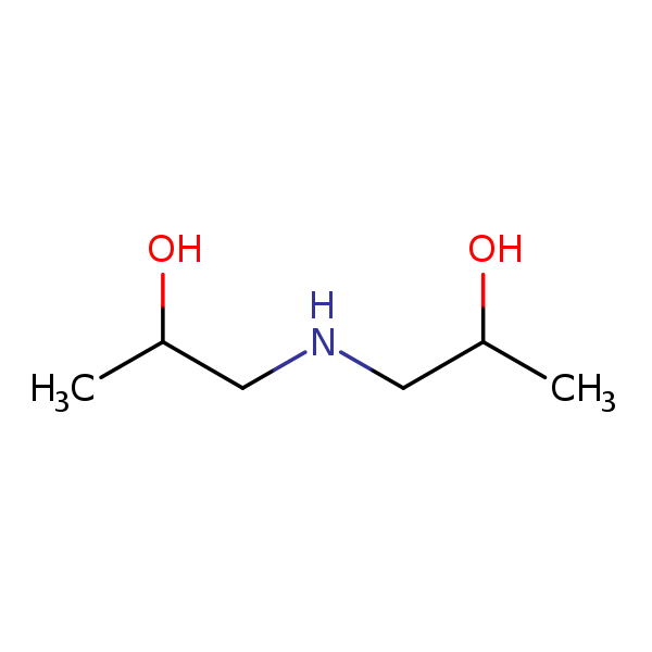 Structural image of Diisopropanolamine
