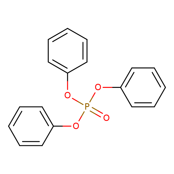 Structural image of Triphenyl phosphate
