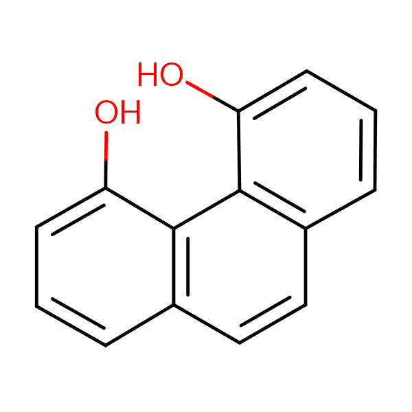 Structural image of 4,5-Phenanthrenediol