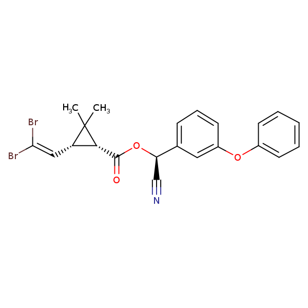 Structural image of Deltamethrin