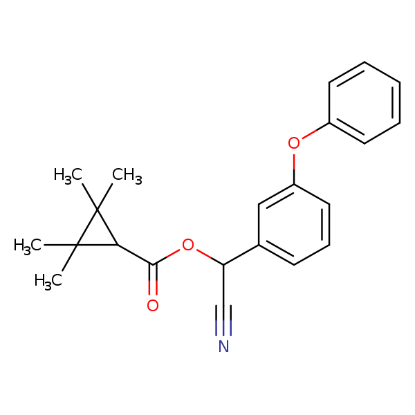 Structural image of Fenpropathrin