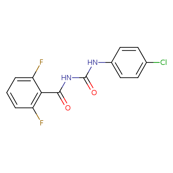 Structural image of Diflubenzuron