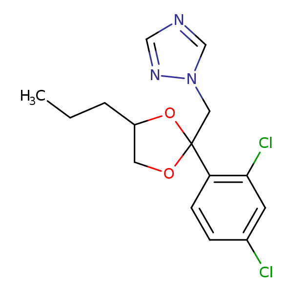 Structural image of Propiconazole