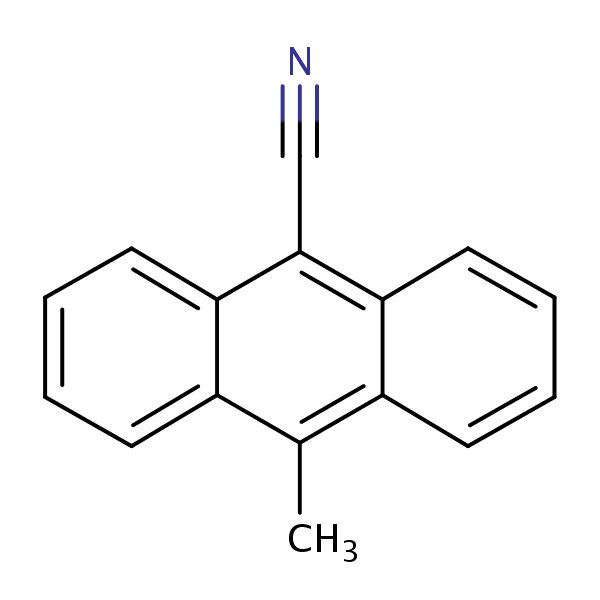 Structural image of 10-Methylanthracene-9-carbonitrile