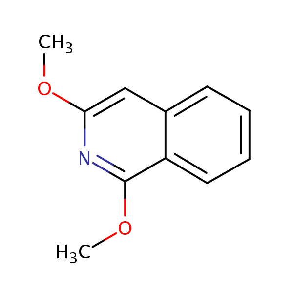 Structural image of 1,3-Dimethoxyisoquinoline