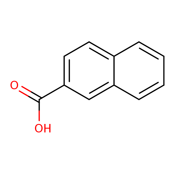 Structural image of 2-Naphthalenecarboxylic acid