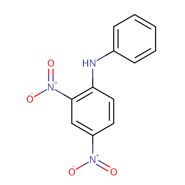 Structural image of Benzenamine, 2,4-dinitro-N-phenyl-