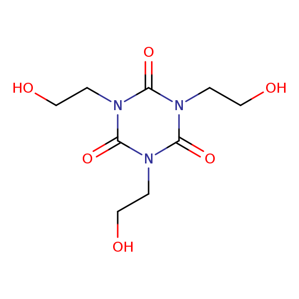 Structural image of Tris(2-hydroxyethyl) isocyanurate