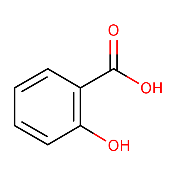 Structural image of Salicylic acid