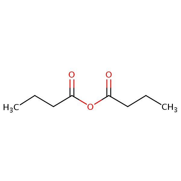 Structural image of Butanoic anhydride
