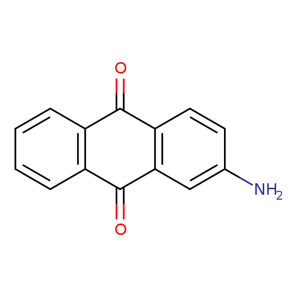 Structural image of 2-Aminoanthraquinone