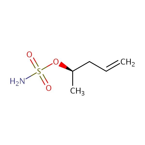 Structural image of (2R)-Pent-4-en-2-yl sulfamate