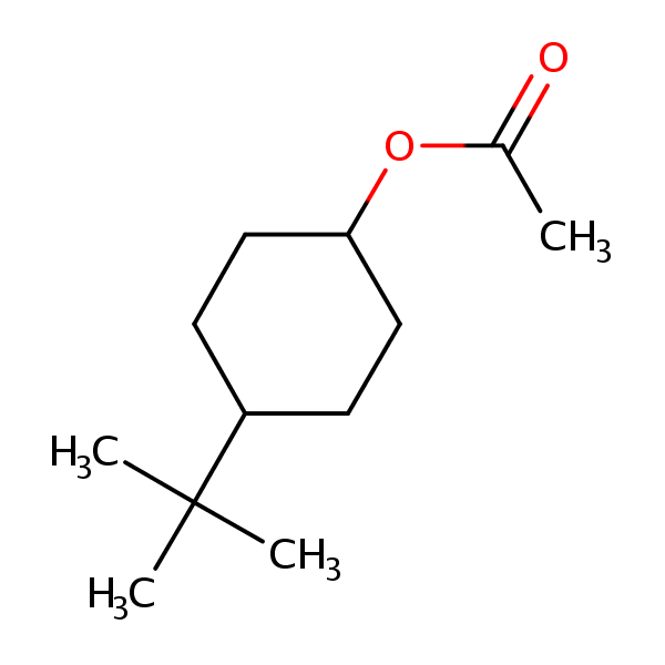 Structural image of 4-tert-Butylcyclohexyl acetate