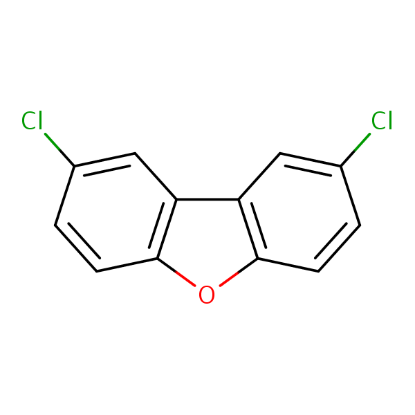 Structural image of 2,8-Dichlorodibenzofuran