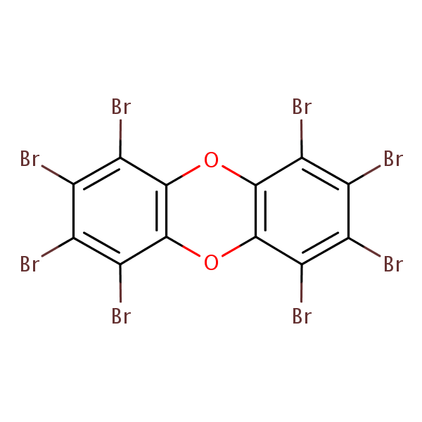 Structural image of Octabromodibenzo-p-dioxin