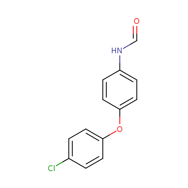 Structural image of N-(4-(4-Chlorophenoxy)phenyl)formamide