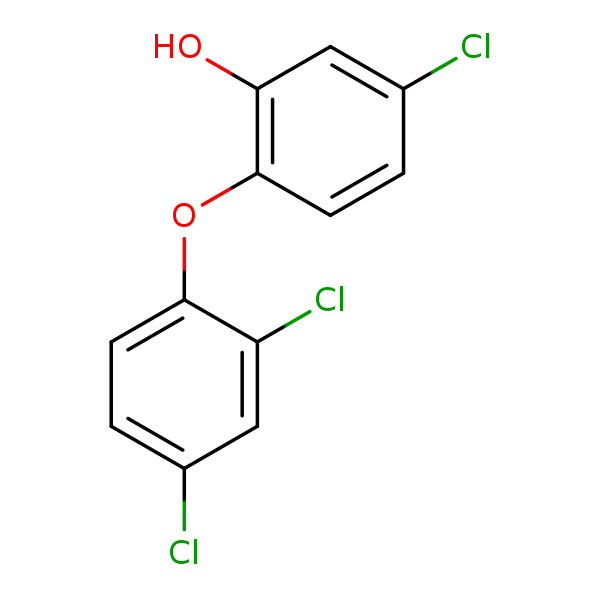 Structural image of Triclosan