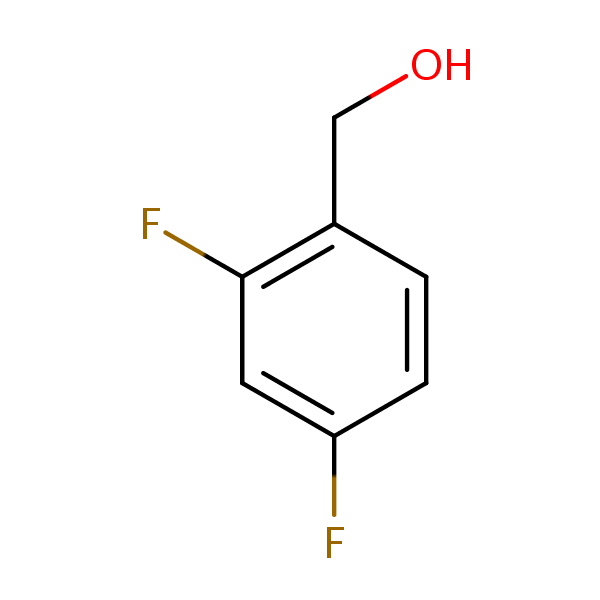 Structural image of 2,4-Difluorobenzyl alcohol