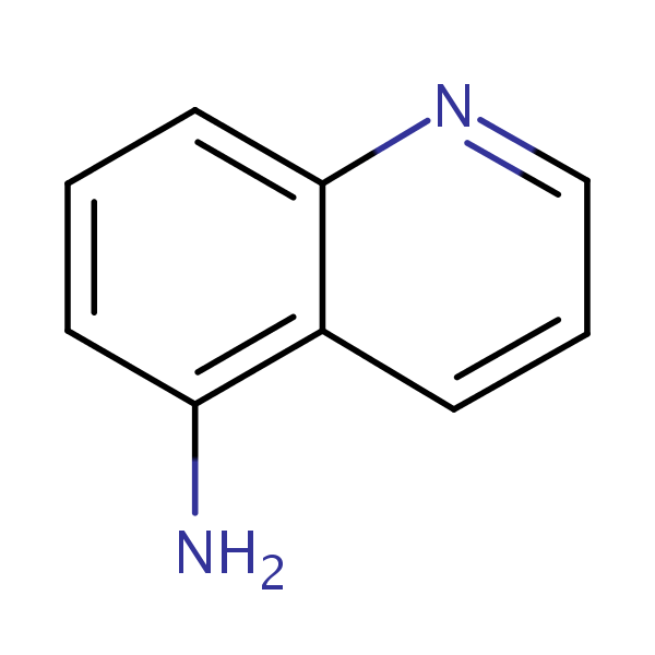 Structural image of 5-Aminoquinoline