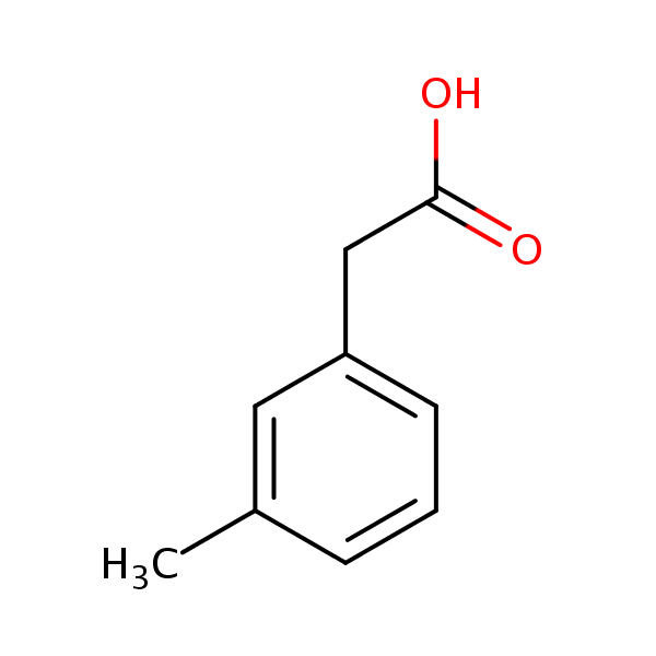 Structural image of m-Tolylacetic acid