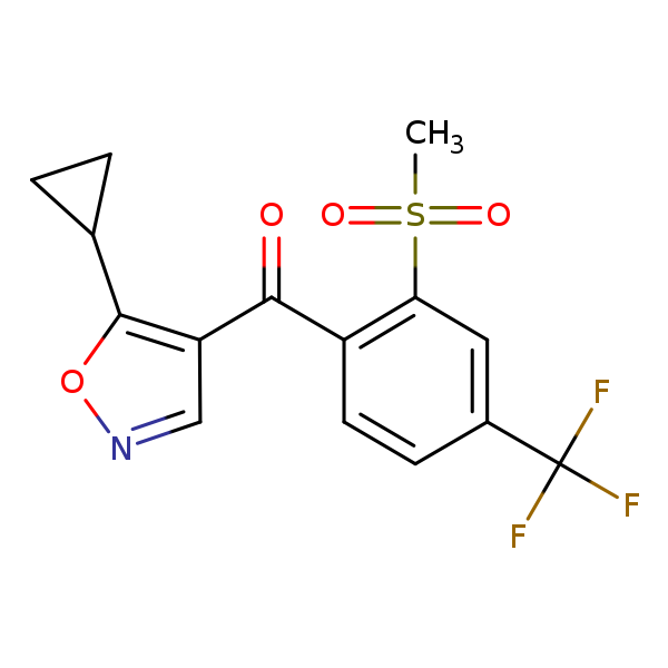 Structural image of Isoxaflutole