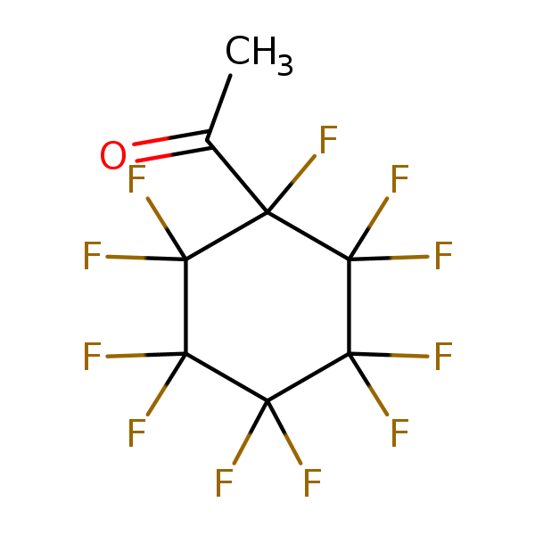 Structural image of 1-(1,2,2,3,3,4,4,5,5,6,6-Undecafluorocyclohexyl)ethanone