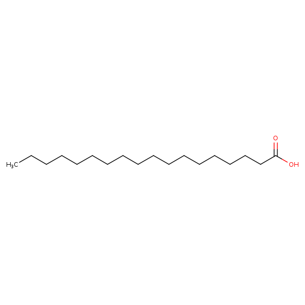 Structural image of 1-Octadecanoic acid