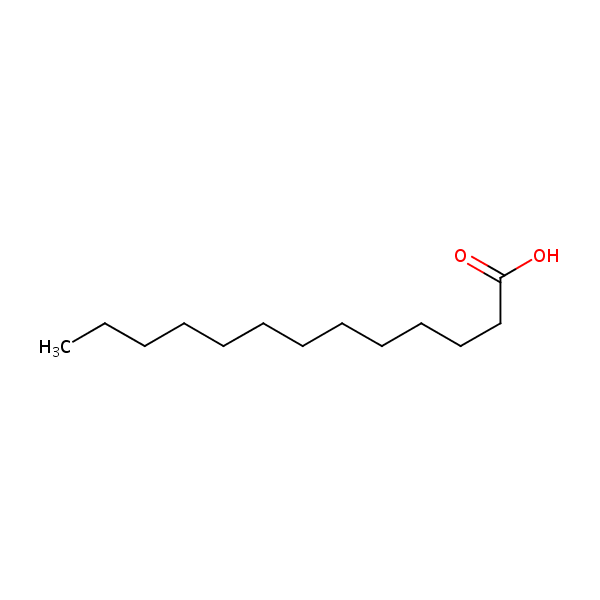 Structural image of Tridecanoic acid