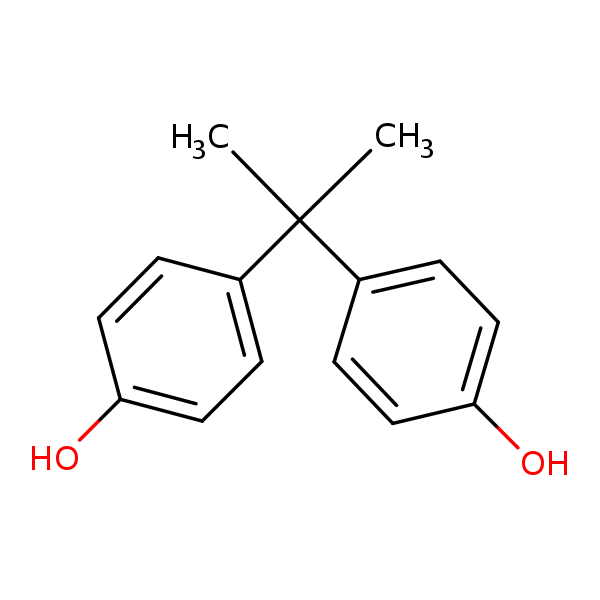Structural image of Bisphenol A
