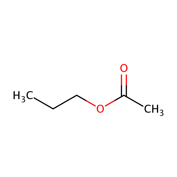 Structural image of Propyl acetate