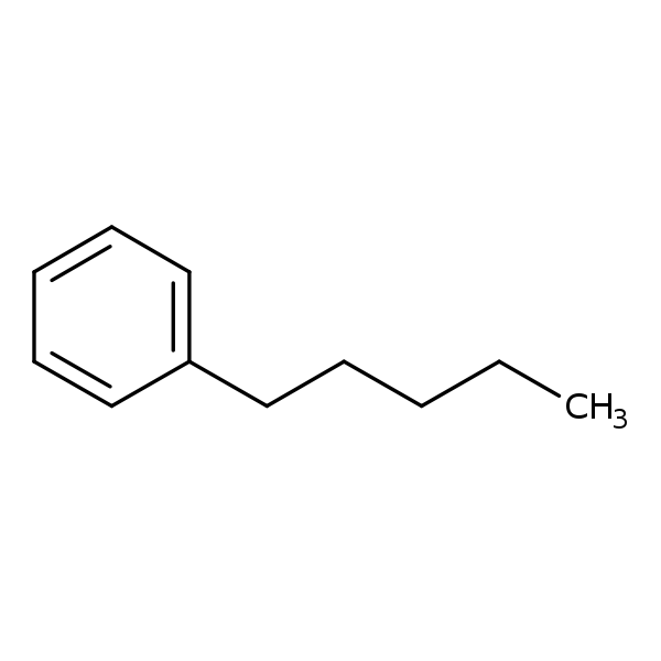 Structural image of Pentylbenzene