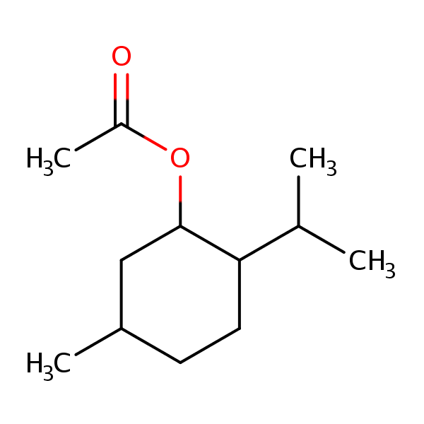 Structural image of cyclohexanol, 5-methyl-2-(1-methylethyl)...