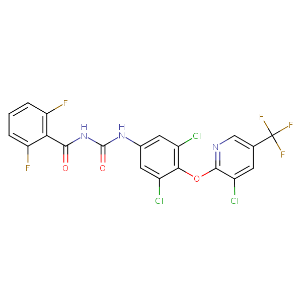 Structural image of Chlorfluazuron