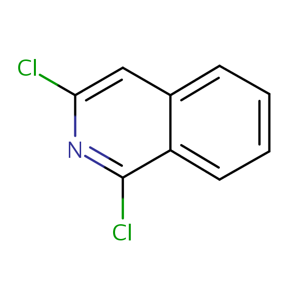 Structural image of 1,3-dichloroisoquinoline