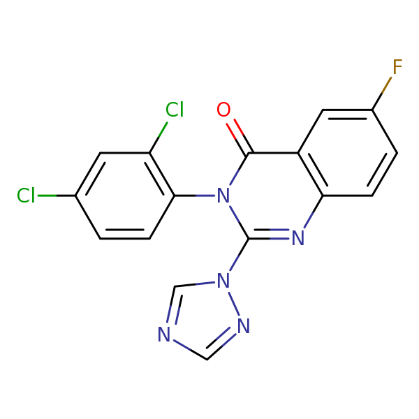 Structural image of Fluquinconazole