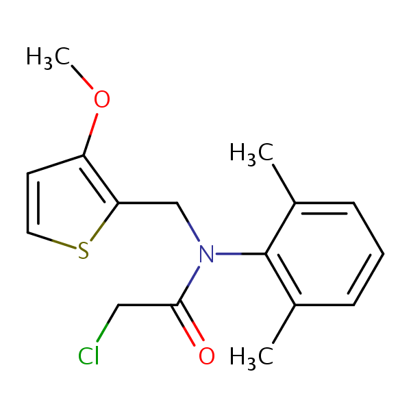 Structural image of Thenylchlor