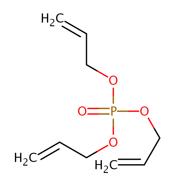 Structural image of Triallyl phosphate