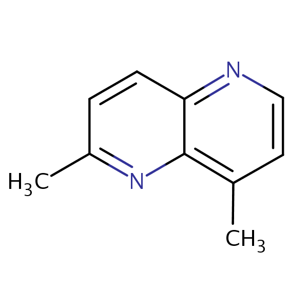 Structural image of 2,8-dimethyl-1,5-naphthyridine